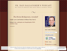 Tablet Screenshot of frdangallaugherpodcast.wordpress.com