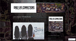 Desktop Screenshot of dailylifeconnections.wordpress.com