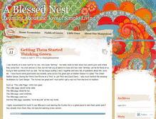 Tablet Screenshot of keepingablessednest.wordpress.com