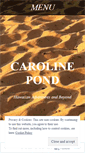 Mobile Screenshot of carolinepond.wordpress.com