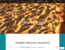 Tablet Screenshot of carolinepond.wordpress.com