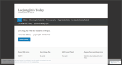 Desktop Screenshot of leejungjin.wordpress.com