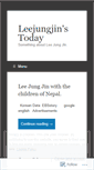Mobile Screenshot of leejungjin.wordpress.com