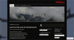 Desktop Screenshot of abhijna.wordpress.com