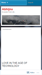 Mobile Screenshot of abhijna.wordpress.com