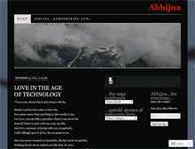 Tablet Screenshot of abhijna.wordpress.com