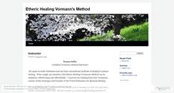 Desktop Screenshot of etherichealingvm.wordpress.com
