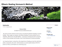 Tablet Screenshot of etherichealingvm.wordpress.com