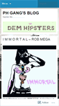 Mobile Screenshot of demhipsters.wordpress.com