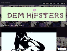 Tablet Screenshot of demhipsters.wordpress.com