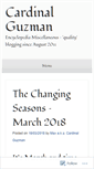 Mobile Screenshot of cardinalguzman.wordpress.com