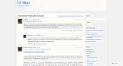 Desktop Screenshot of 54litraa.wordpress.com