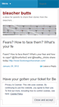 Mobile Screenshot of bleacherbutt.wordpress.com