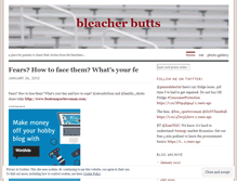 Tablet Screenshot of bleacherbutt.wordpress.com