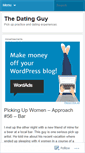 Mobile Screenshot of datingguy.wordpress.com
