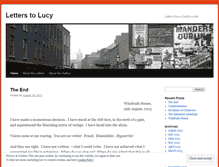 Tablet Screenshot of letterstolucy.wordpress.com