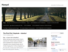 Tablet Screenshot of hunyol.wordpress.com