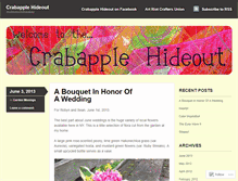 Tablet Screenshot of crabapplehideout.wordpress.com