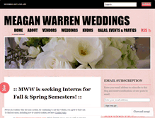 Tablet Screenshot of meaganwarren.wordpress.com