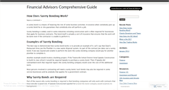 Desktop Screenshot of financialadvisorsguide.wordpress.com