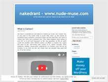 Tablet Screenshot of nakedrant.wordpress.com