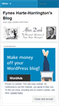 Mobile Screenshot of fynesharteharrington.wordpress.com