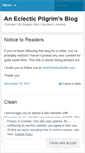 Mobile Screenshot of eclecticpilgrim.wordpress.com