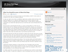 Tablet Screenshot of bugcity.wordpress.com