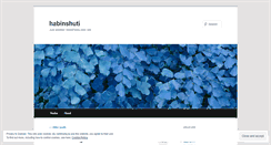 Desktop Screenshot of habinshuti.wordpress.com