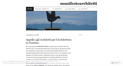 Desktop Screenshot of manifestoarchitetti.wordpress.com