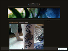 Tablet Screenshot of golemtattoo.wordpress.com