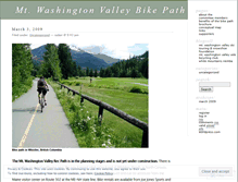 Tablet Screenshot of mwvbikepath.wordpress.com