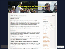 Tablet Screenshot of fredbeyers.wordpress.com
