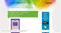 Desktop Screenshot of ideiasexplosivas.wordpress.com