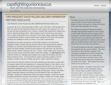 Tablet Screenshot of capsfightingunioncaucus.wordpress.com