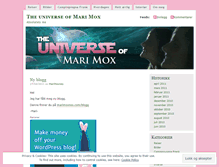 Tablet Screenshot of foxymox.wordpress.com