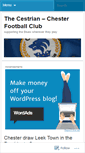 Mobile Screenshot of chestercityfc.wordpress.com
