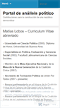 Mobile Screenshot of matiaslobos.wordpress.com