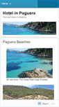 Mobile Screenshot of hotelinpaguera.wordpress.com