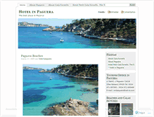 Tablet Screenshot of hotelinpaguera.wordpress.com