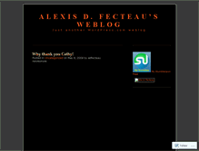 Tablet Screenshot of adfecteau.wordpress.com