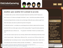 Tablet Screenshot of oddjobsgames.wordpress.com