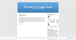 Desktop Screenshot of littemissnurse.wordpress.com