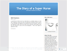 Tablet Screenshot of littemissnurse.wordpress.com