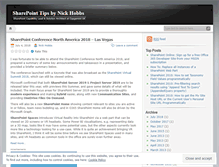 Tablet Screenshot of nickhobbs.wordpress.com