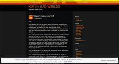Desktop Screenshot of kiminriad.wordpress.com