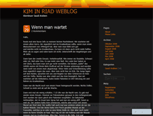 Tablet Screenshot of kiminriad.wordpress.com