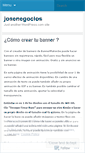 Mobile Screenshot of josenegocios.wordpress.com
