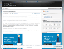 Tablet Screenshot of josenegocios.wordpress.com