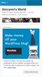 Mobile Screenshot of giovanniworld.wordpress.com